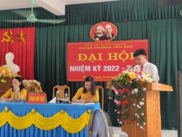 Chi bộ trường Tiểu học Hưng Trí Đại hội nhiệm kỳ 2022-2025