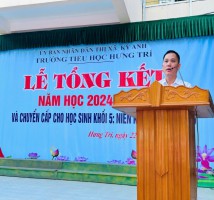 TƯNG BỪNG LỄ TỔNG KẾT NĂM HỌC 2024 - 2025 NĂM HỌC BỨT PHÁ THÀNH CÔNG VỚI NHIỀU THÀNH TÍCH ĐÁNG TỰ HÀO CỦA THẦY VÀ TRÒ TRƯỜNG TIỂU HỌC HƯNG TRÍ