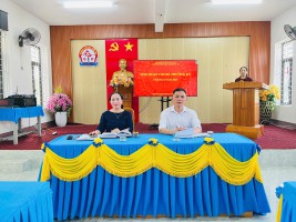 CHI BỘ TRƯỜNG TIỂU HỌC HƯNG TRÍ TỔ CHỨC KỲ HỌP CHI BỘ THƯỜNG KỲ THÁNG 8 NĂM 2025