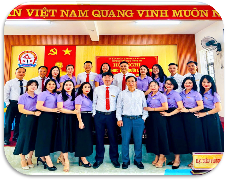 TRƯỜNG TIỂU HỌC HƯNG TRÍ TỔ CHỨC HỘI NGHỊ VIÊN CHỨC,  NGƯỜI LAO ĐỘNG NĂM HỌC 2024-2025